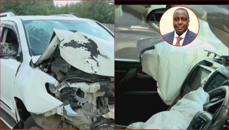Nominated MP Denar Hamisi (inset) died after his car crashed into a tree in Karen.